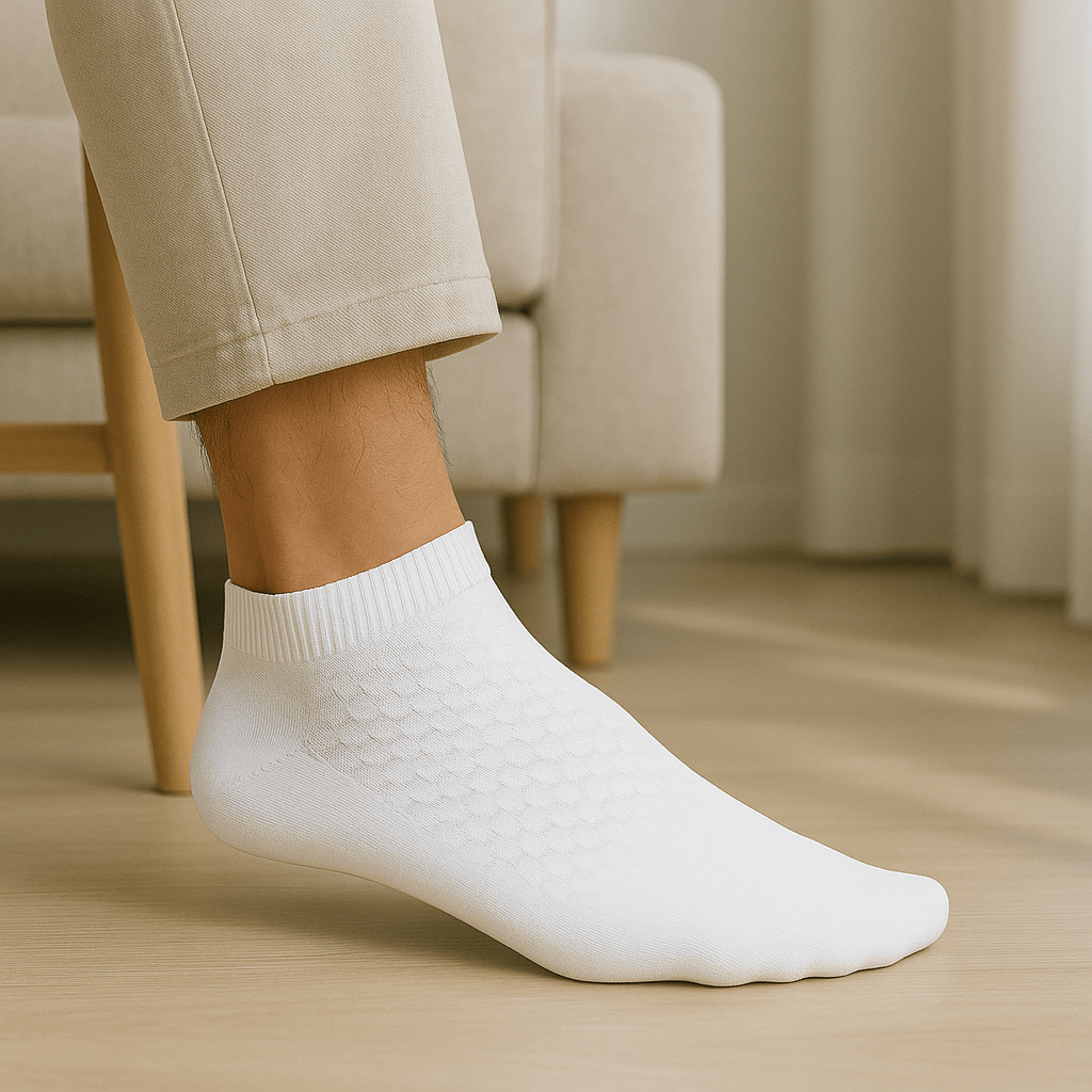 Chaussettes basses Alessio en bambou premium - Résistantes & Anti-Odeurs