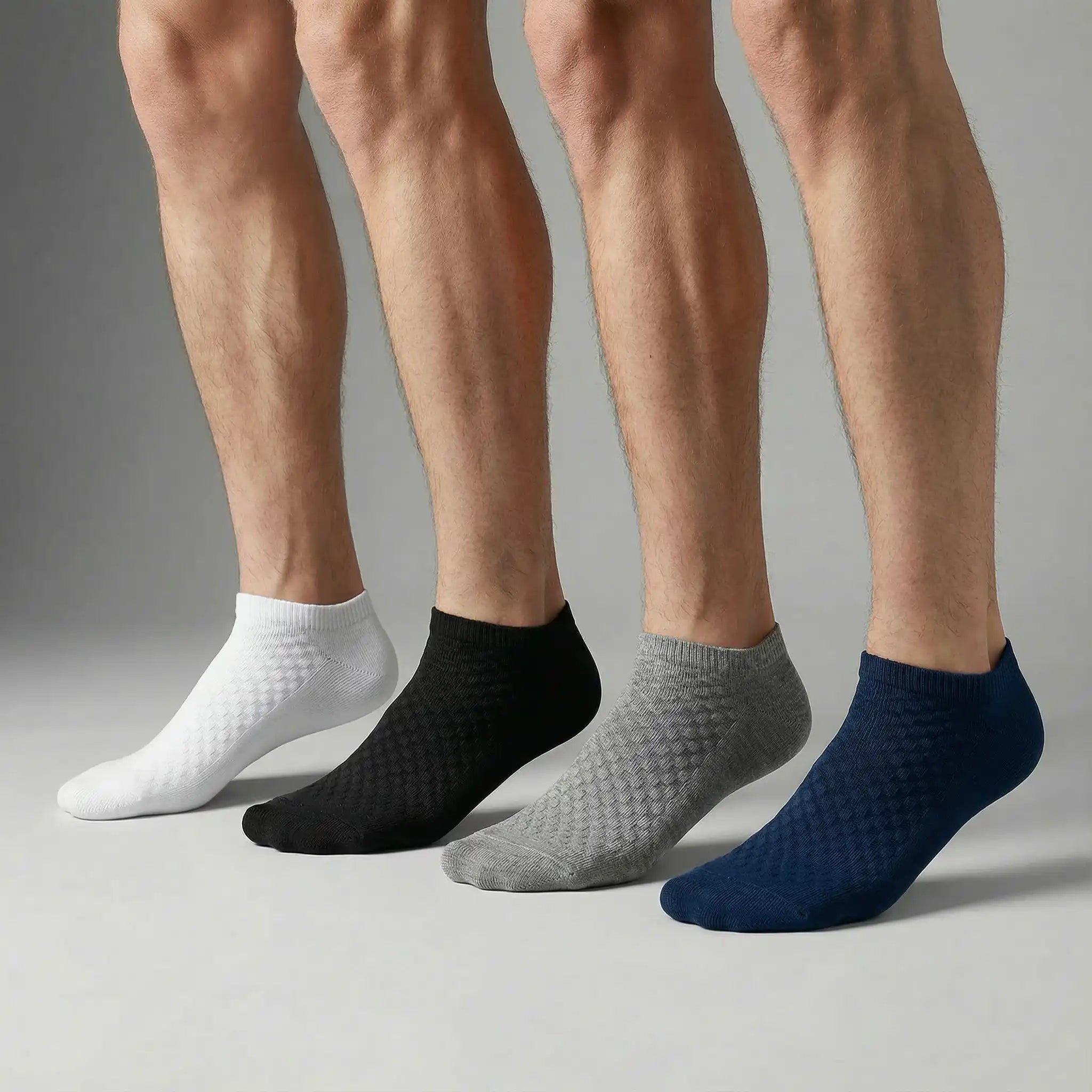 Chaussettes basses Alessio en bambou premium - Tient sans serrer