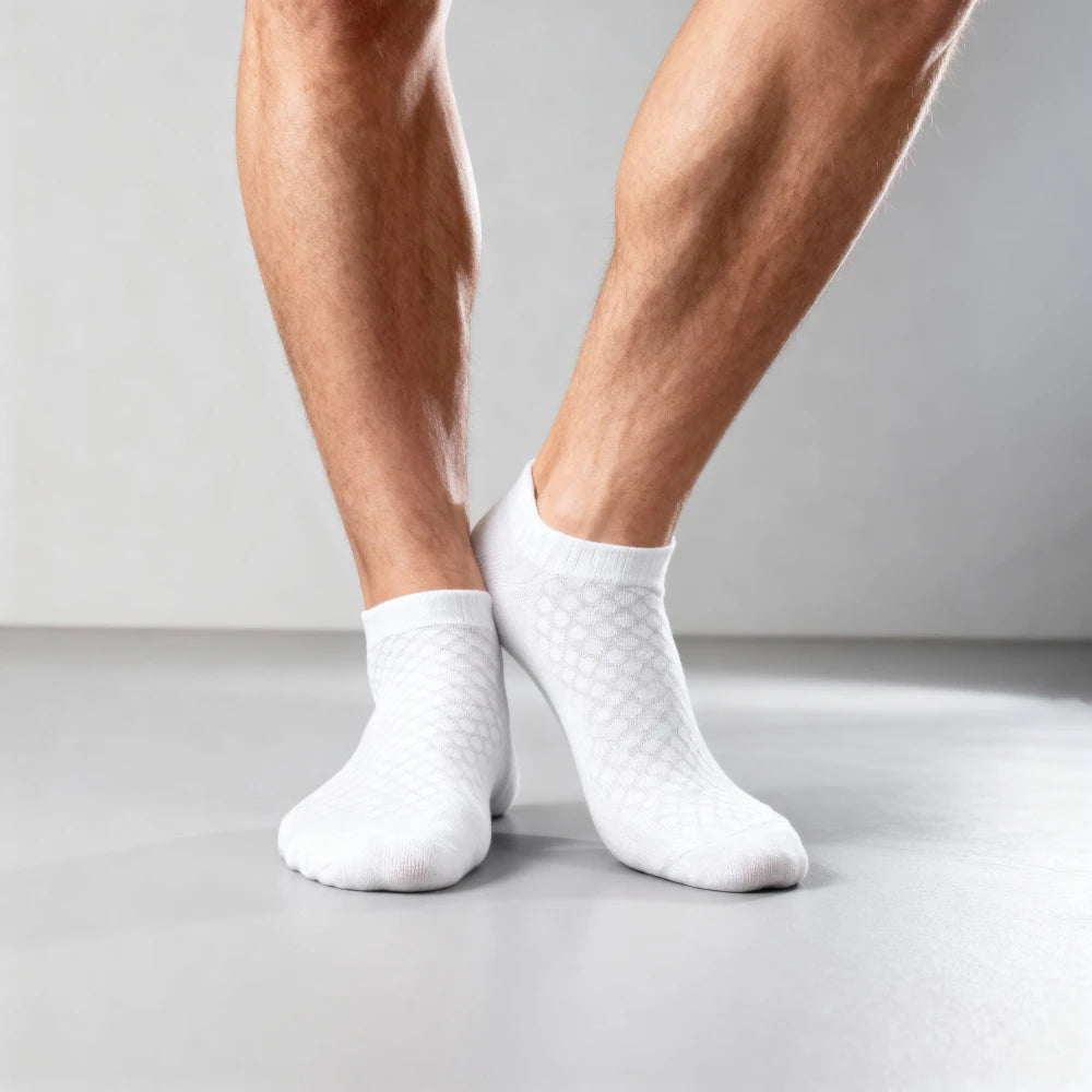 Chaussettes basses Alessio en bambou premium - Pieds sains & Sans odeur